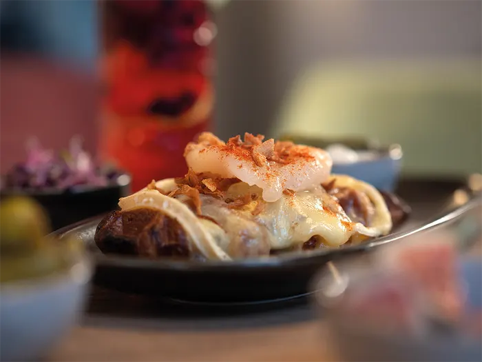 Raclette-Croffle im Pförtnerhaus Basel